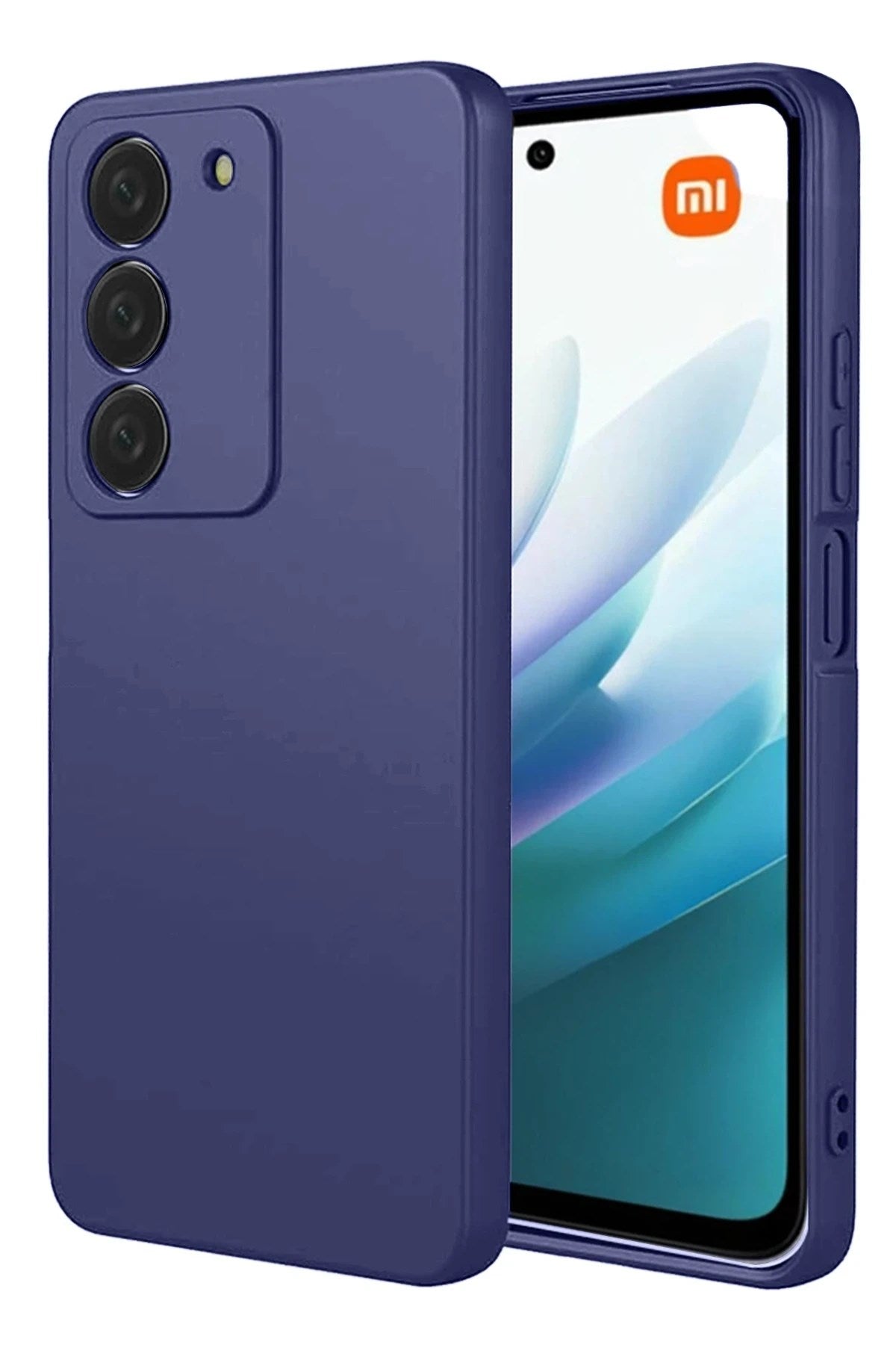 Mey İthalat® Redmi 15 4G First Silikon - Lacivert