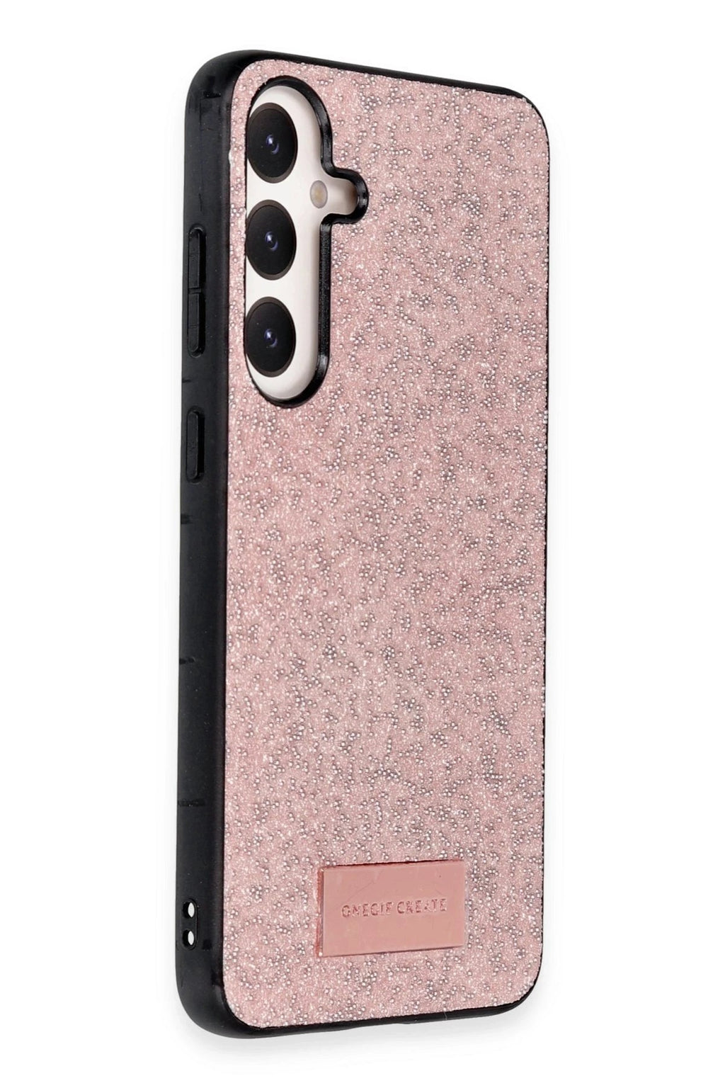 Mey İthalat® Samsung Galaxy A55 5G Bright Simli Kapak - Pembe