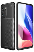 Mey İthalat® Poco F3 Kılıf Auto Focus Karbon Kapak - Siyah