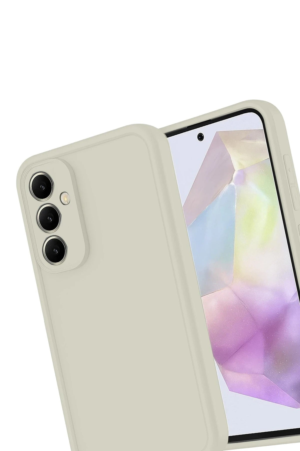 Mey İthalat® Samsung Galaxy A17 5G Viera Silikon - Krem
