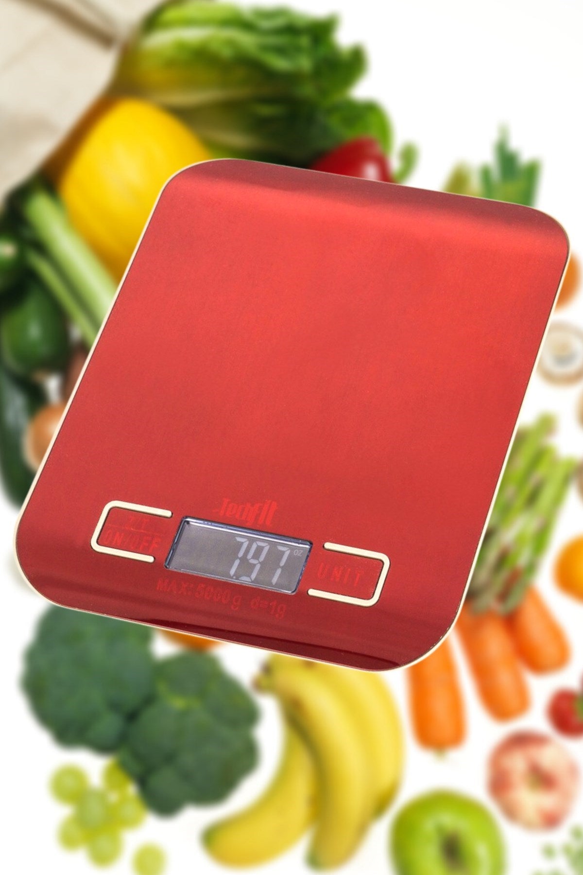 TF 1002 Hassas Ölçümlü Maksimum 5 Kg Kapasiteli Led Ekran Platin Dijital Mutfak Tartısı