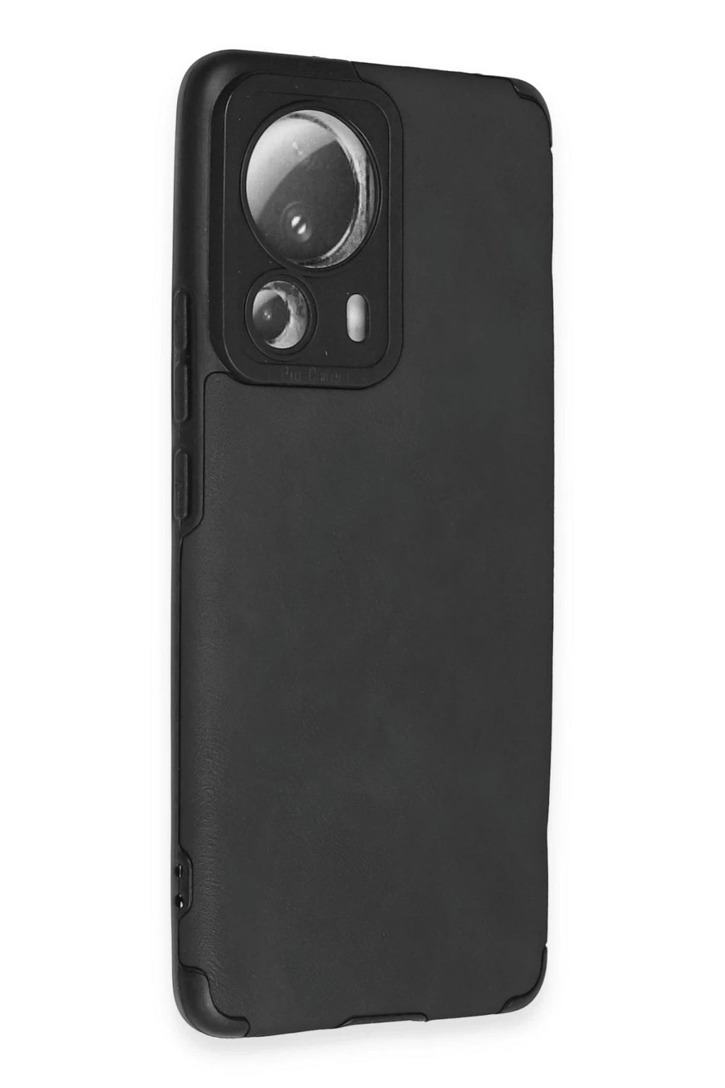 Mey İthalat® Mi 13 Lite Kılıf Loop Deri Silikon - Siyah