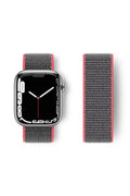 Mey İthalat® Watch 38mm Hasırlı Cırtcırtlı Kordon - Pembe