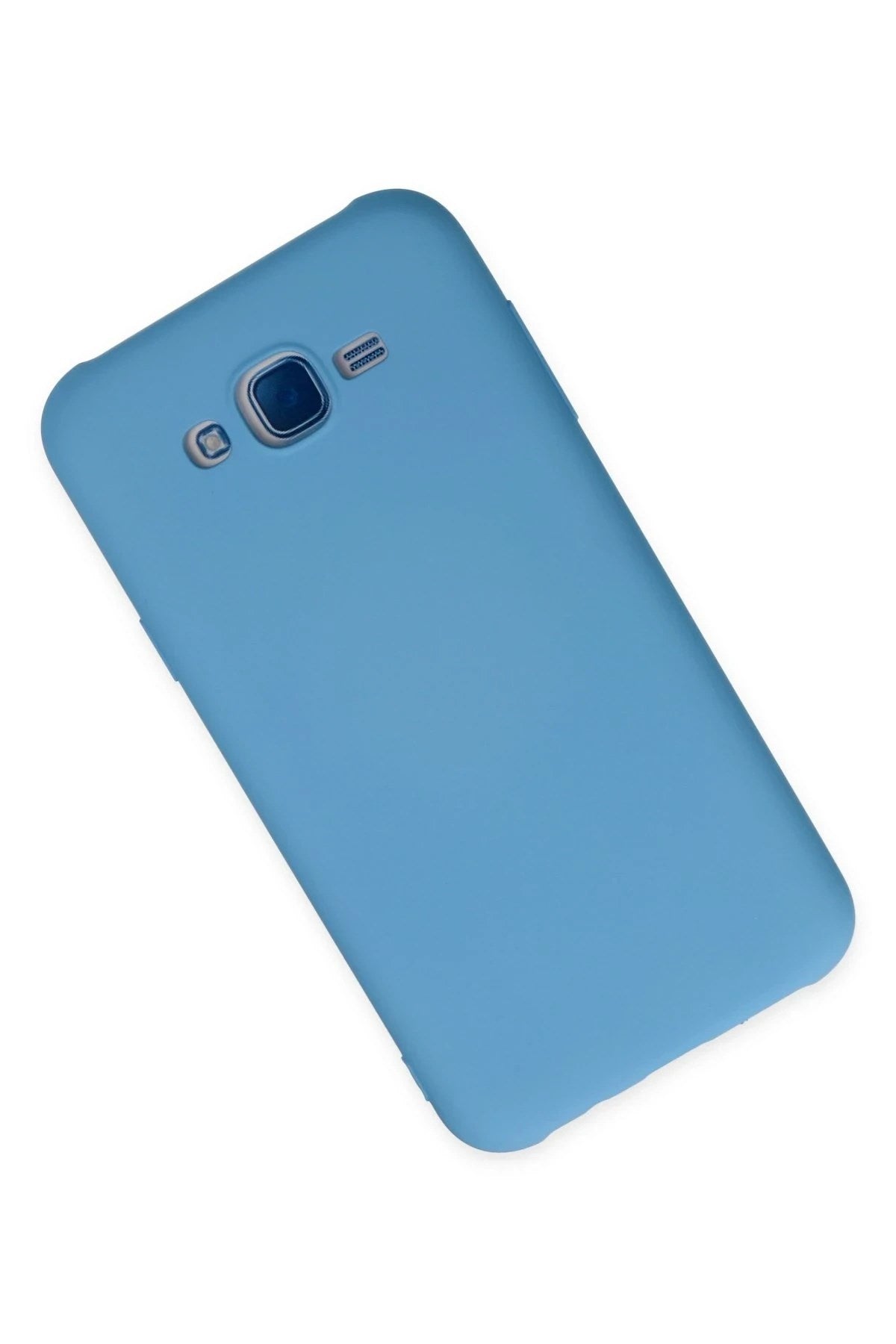 Mey İthalat® Samsung Galaxy J7 Kılıf Nano içi Kadife Silikon - Mavi