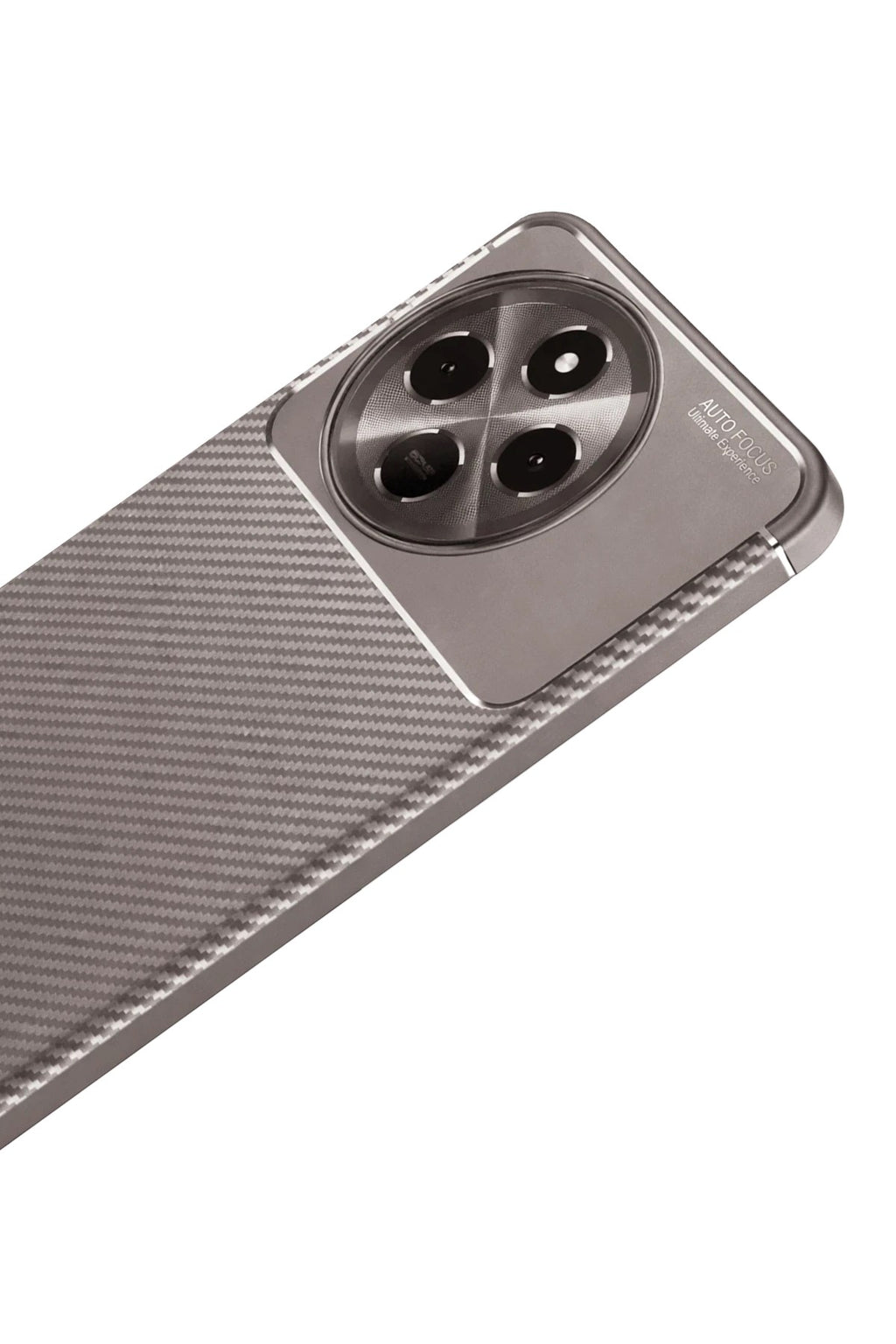 Mey İthalat® Tecno Spark 30 Pro Kılıf Auto Focus Karbon Kapak - Gri
