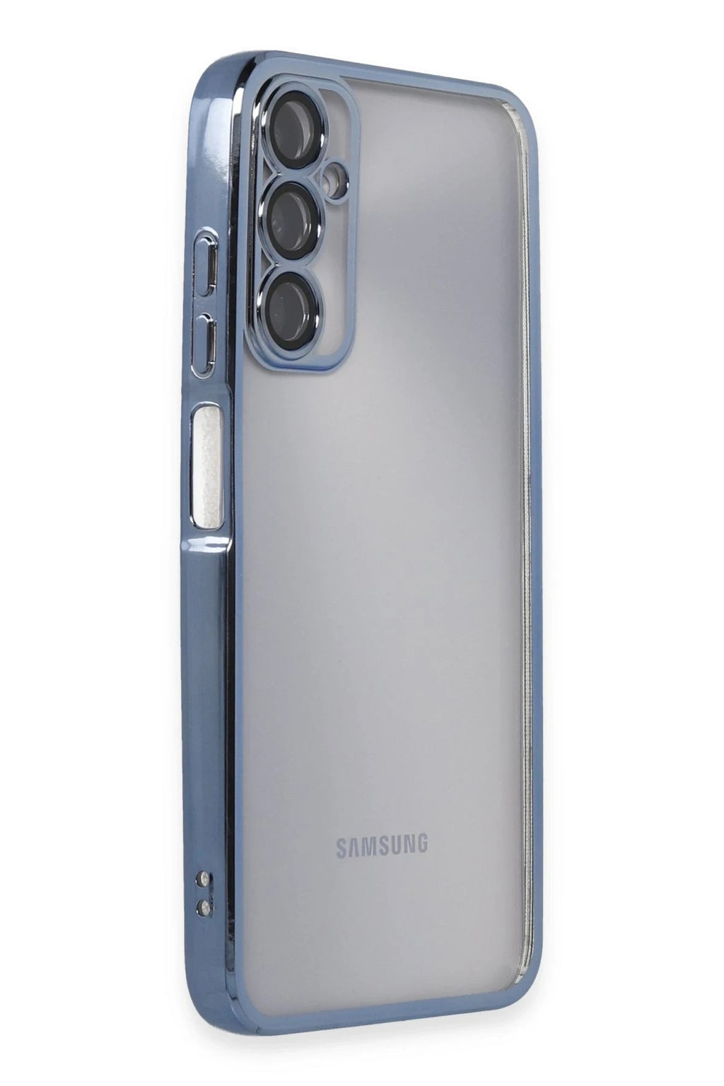 Mey İthalat® Samsung Galaxy A05S Kılıf Lensli Silikon - Açık Mavi