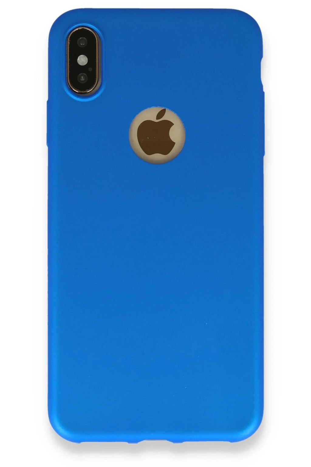 Mey İthalat® iPhone XS Max Kılıf First Silikon - Mavi