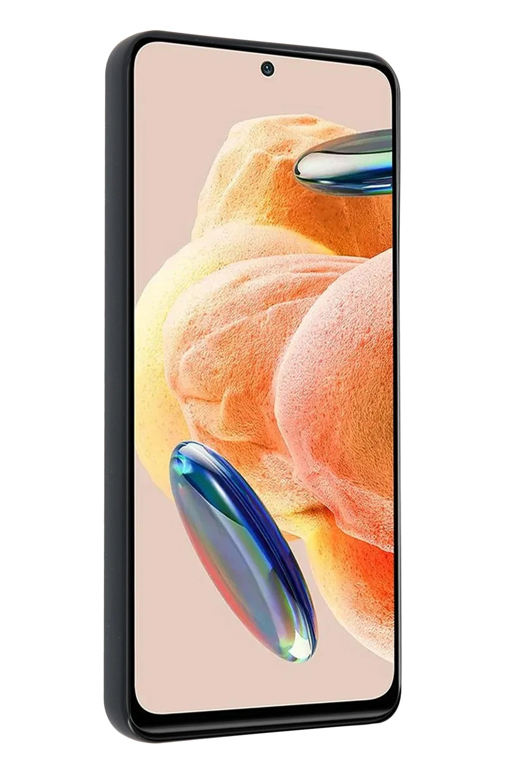 Mey İthalat® Redmi Note 12 Pro 4G Kılıf Aras Deri Kapak - Pudra