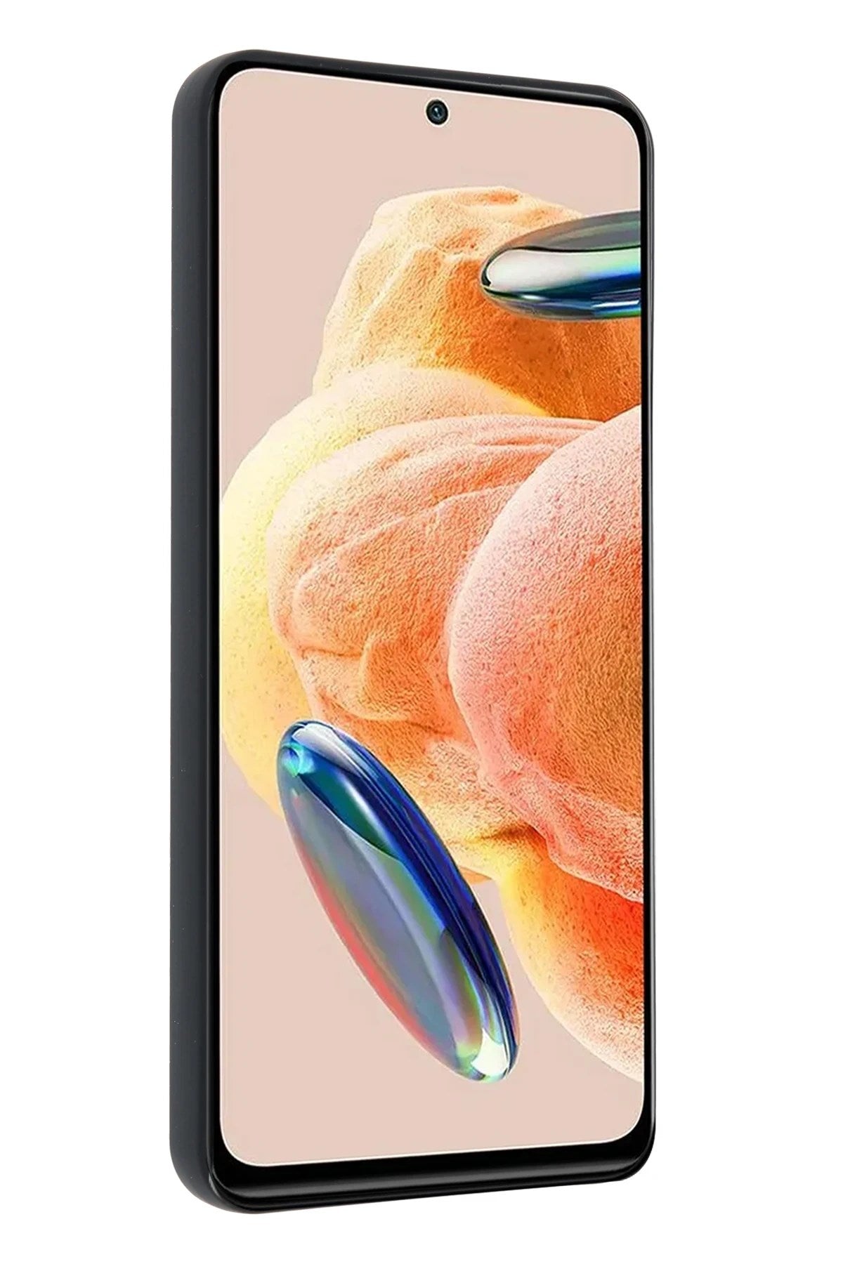 Mey İthalat® Redmi Note 12 Pro 4G Kılıf Aras Deri Kapak - Pudra