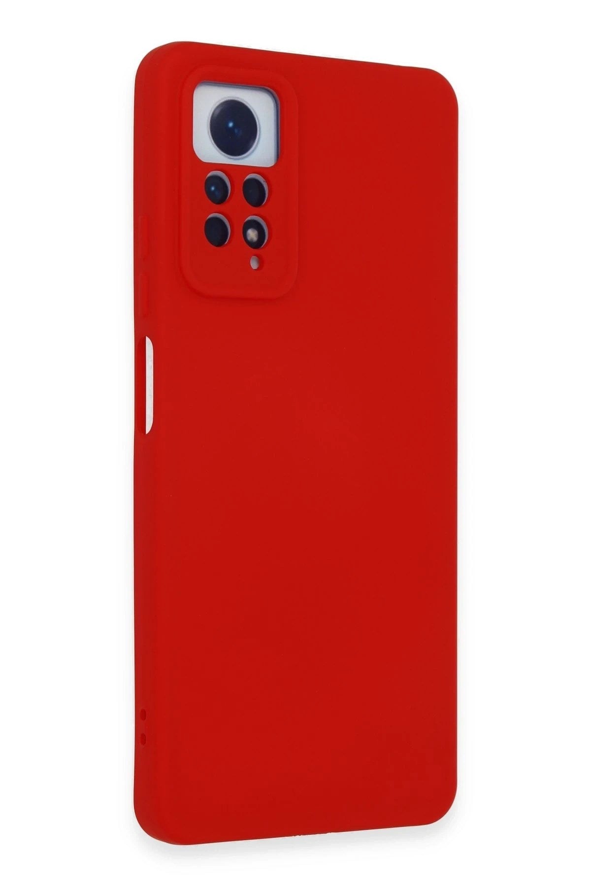 Mey İthalat® Redmi Note 12 Pro 4G Kılıf Nano içi Kadife Silikon - Kırmızı