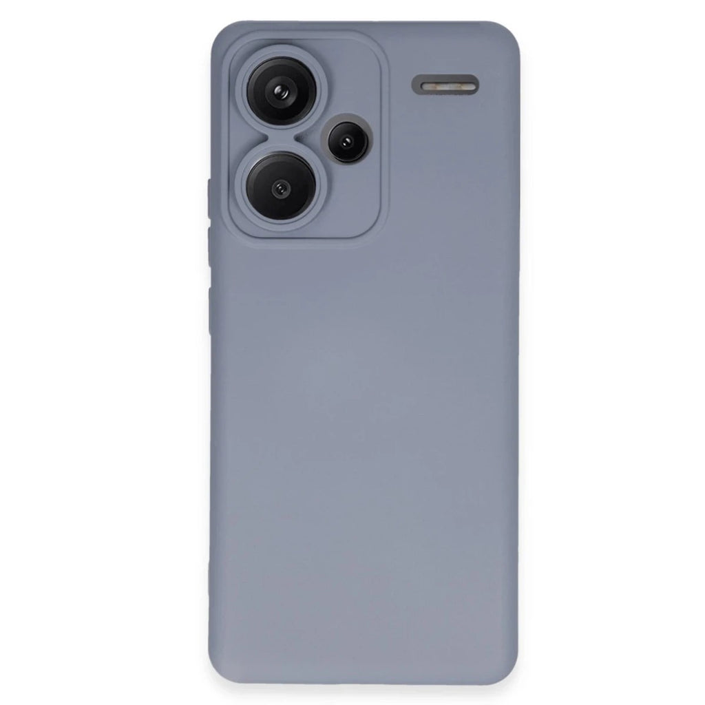 Mey İthalat® Redmi Note 13 Pro Plus Kılıf Nano içi Kadife Silikon - Gri
