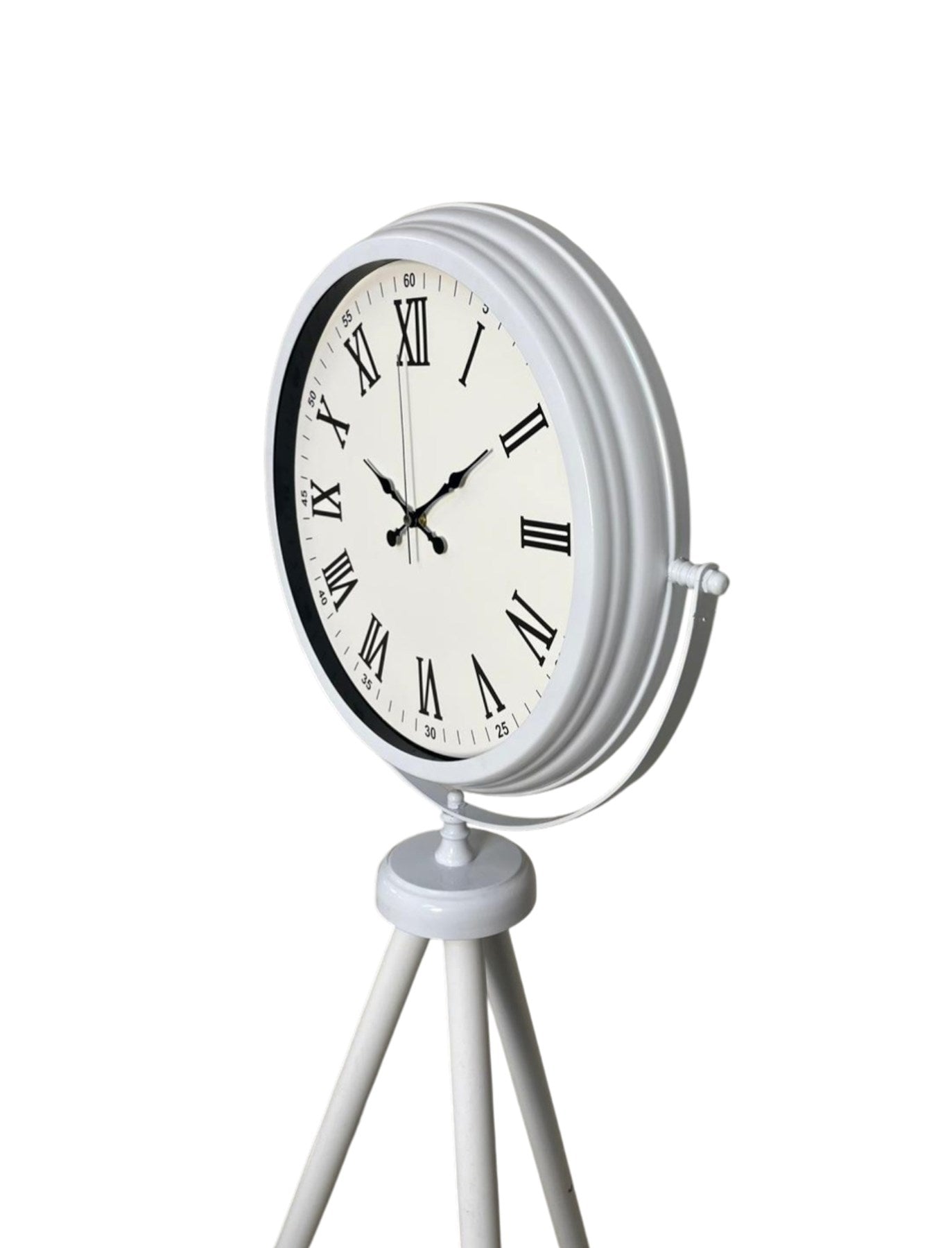 Platin Classic White Roma Tripod Ayaklı Saat