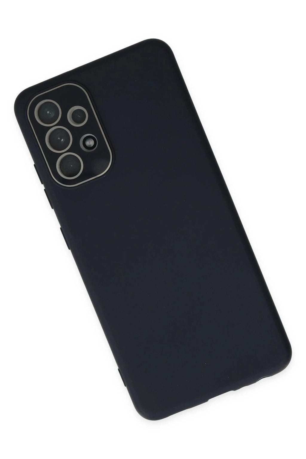Mey İthalat® Samsung Galaxy A33 5G Kılıf Lansman Glass Kapak - Lacivert