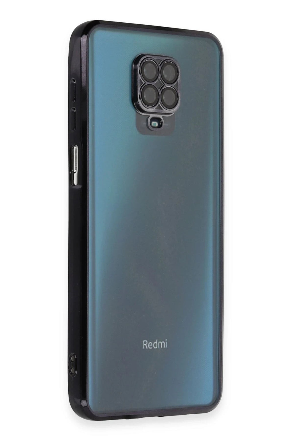 Mey İthalat® Redmi Note 9 Pro Kılıf Lensli Silikon - Siyah