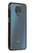 Mey İthalat® Redmi Note 9 Pro Kılıf Lensli Silikon - Siyah