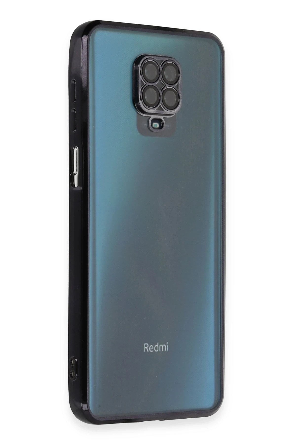 Mey İthalat® Redmi Note 9 Pro Kılıf Lensli Silikon - Siyah