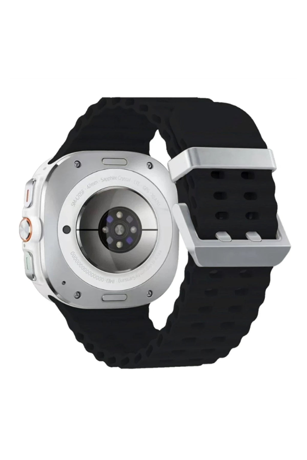 Mey İthalat® Watch 7 Ultra KR417 Rug Silikon Kordon - Siyah