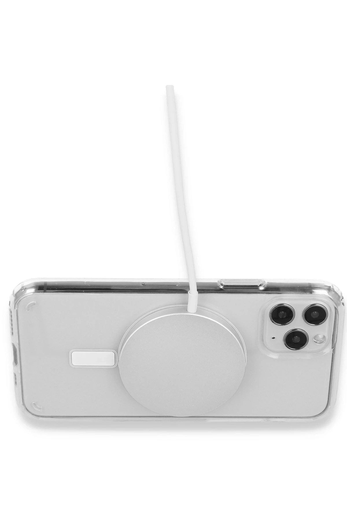 Mey İthalat® iPhone 14 Kılıf Pc Real Magsafe Kapak - Şeffaf