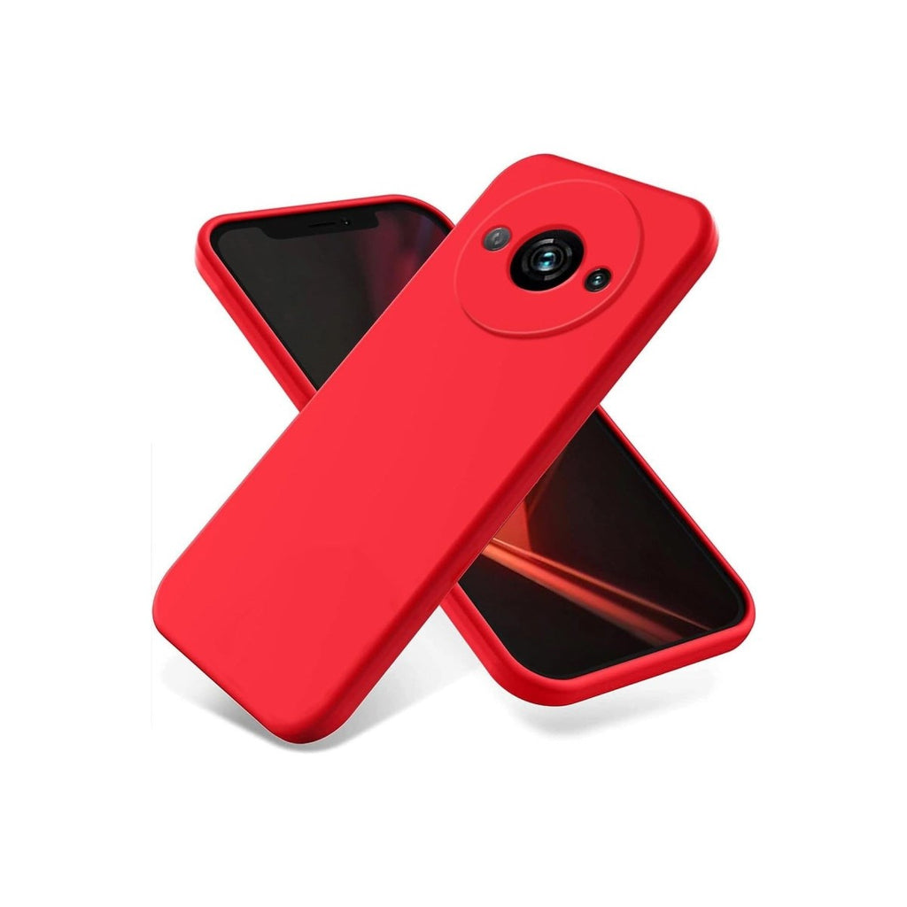 Mey İthalat® Redmi A3 4G Kılıf First Silikon - Kırmızı