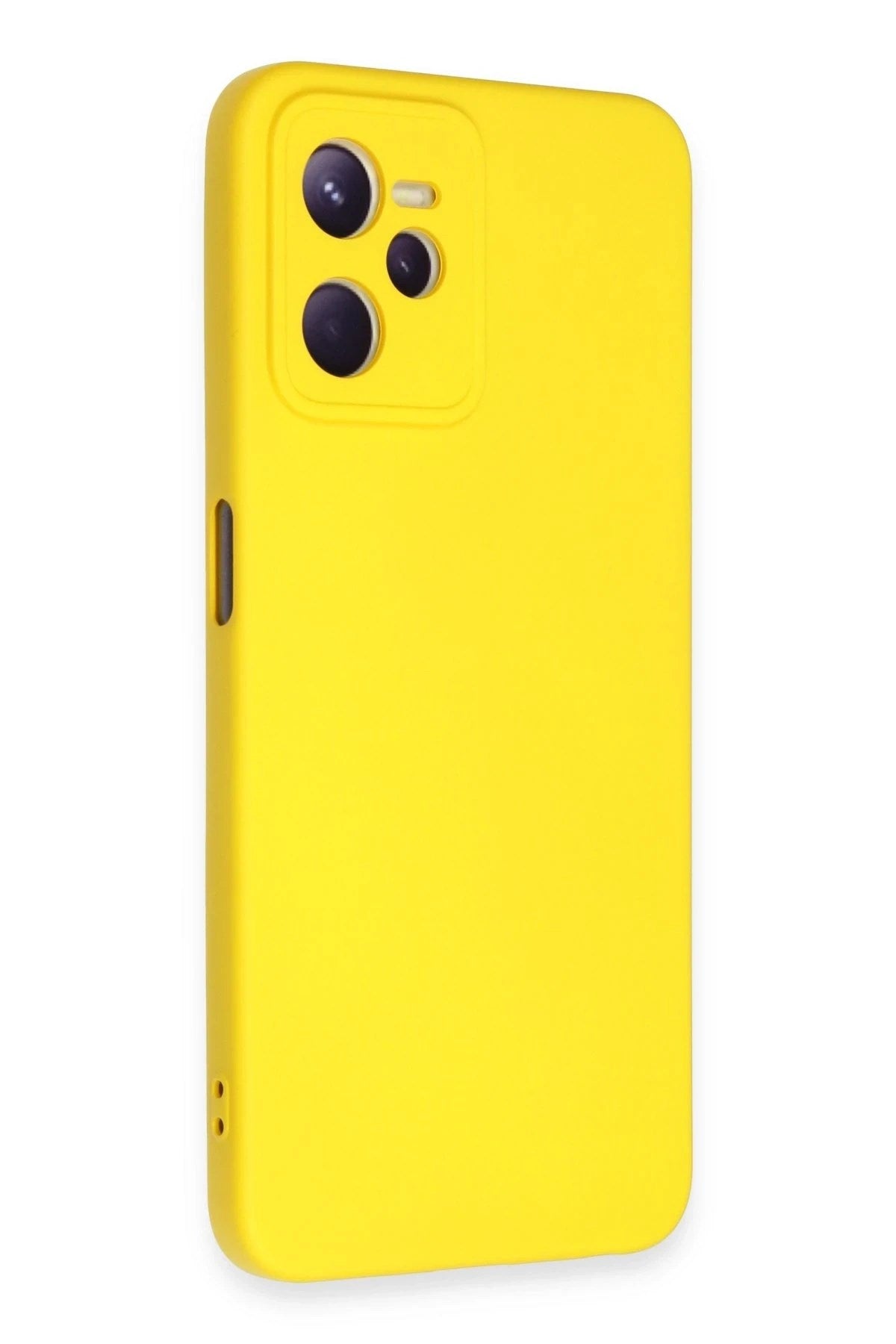 Mey İthalat® Realme C35 Kılıf Nano içi Kadife Silikon - Sarı