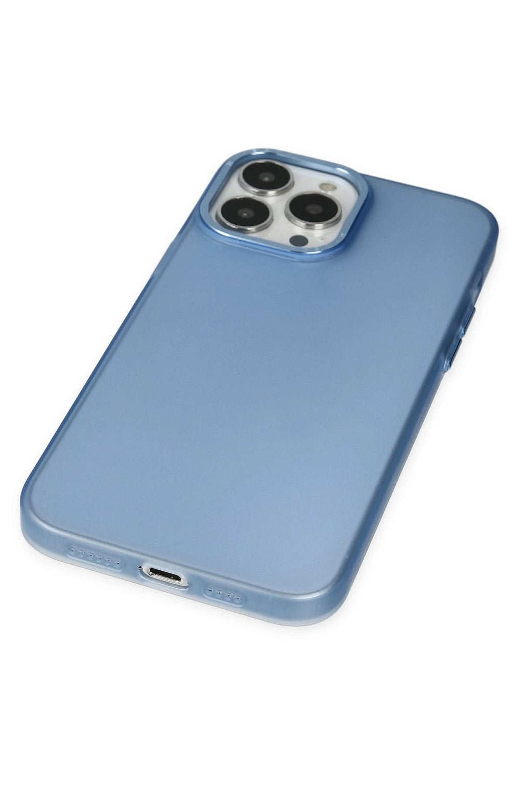 Mey İthalat® iPhone 14 Pro Max Kılıf Modos Metal Kapak - Mavi