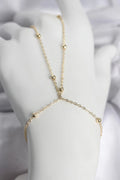 Mey İthalat® 316L Çelik Gold Renk Top Zincirli Kadın Şahmeran