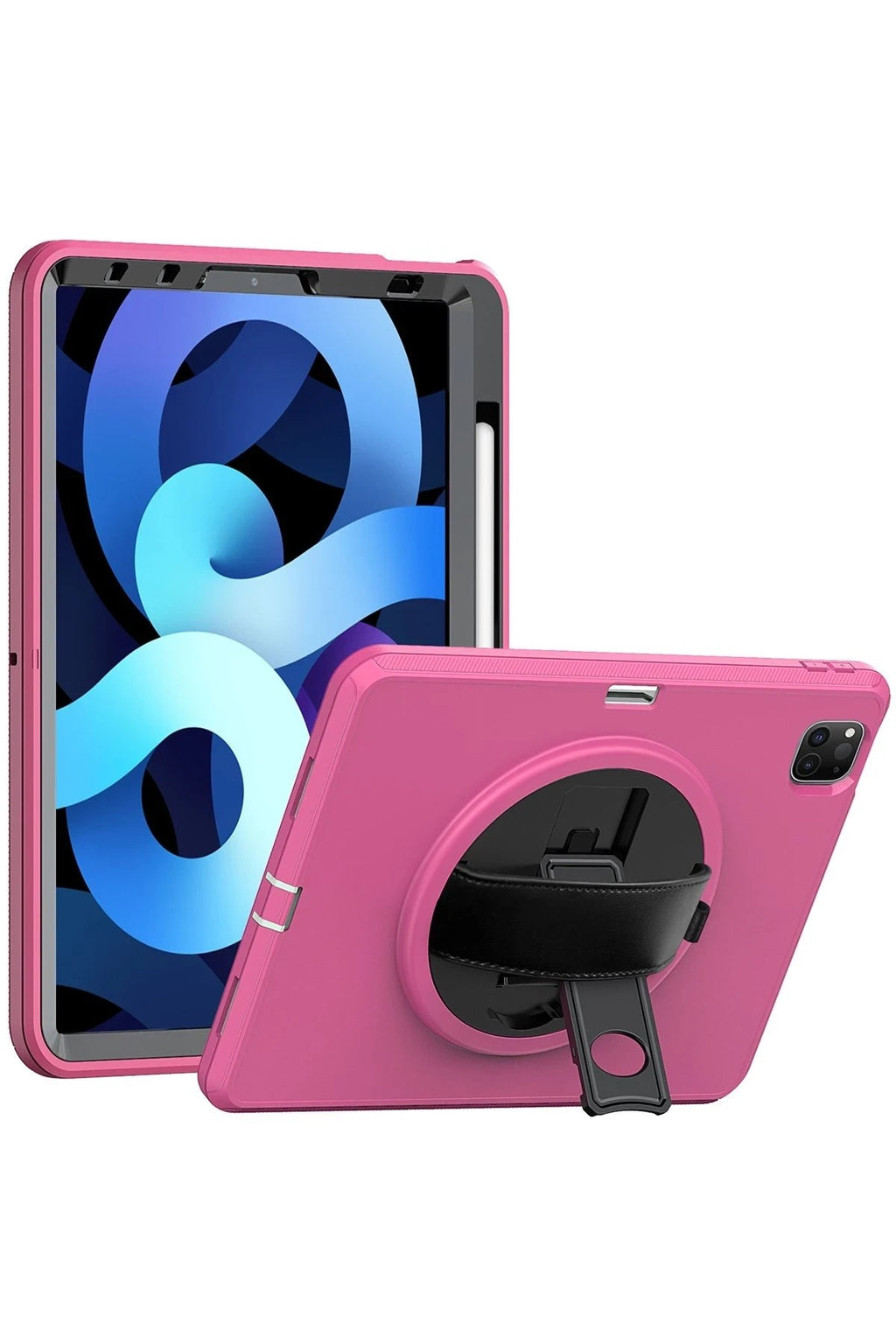 Mey İthalat® iPad Pro 11 (2018) Kılıf Hand Strap Tablet Kılıfı - Pembe