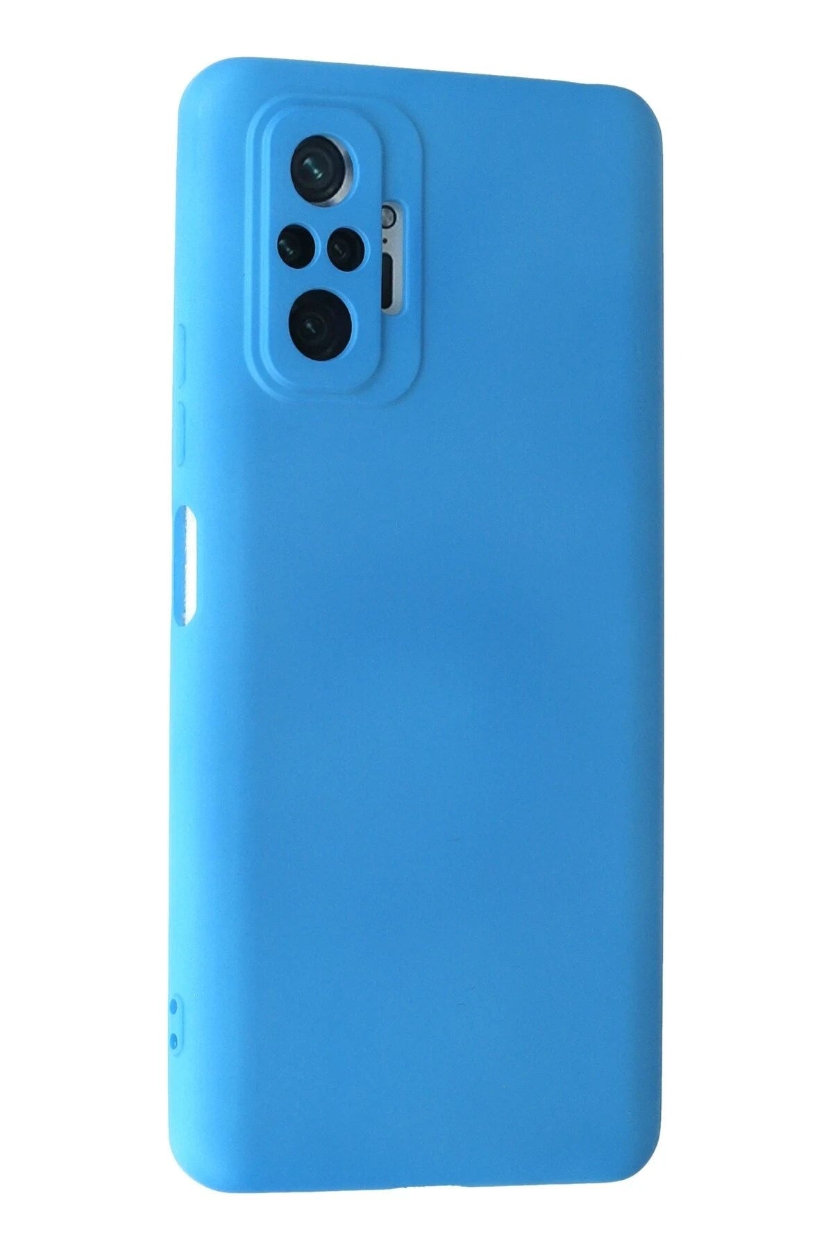 Mey İthalat® Redmi Note 10 Pro Kılıf Nano içi Kadife Silikon - Mavi