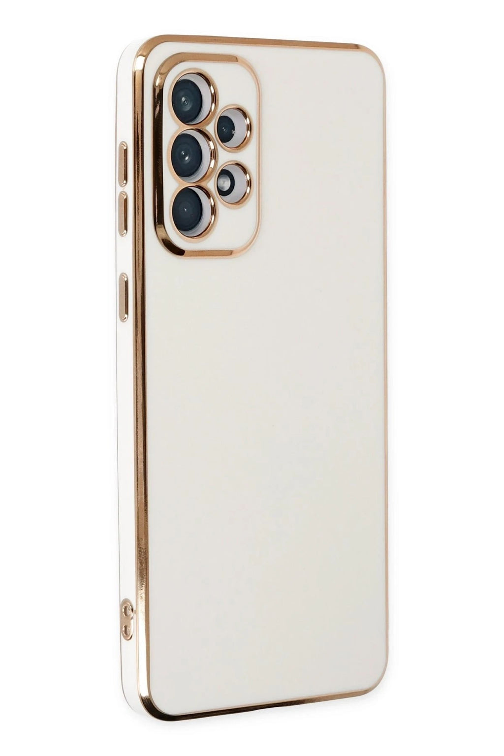 Mey İthalat® Samsung Galaxy A73 5G Kılıf Volet Silikon - Beyaz