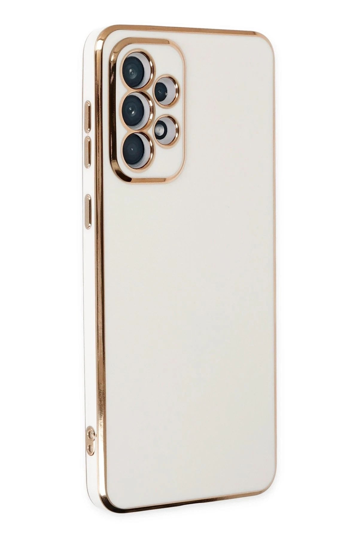 Mey İthalat® Samsung Galaxy A73 5G Kılıf Volet Silikon - Beyaz