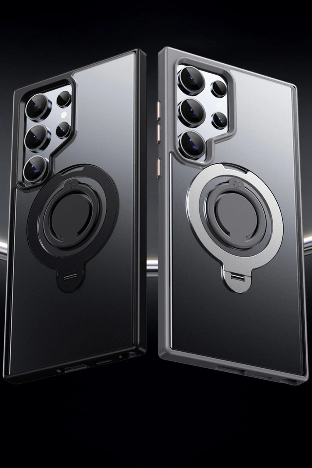 Mey İthalat® Samsung Galaxy S24 Avatar 360 Dönen Magsafe Kapak - Titan Gri
