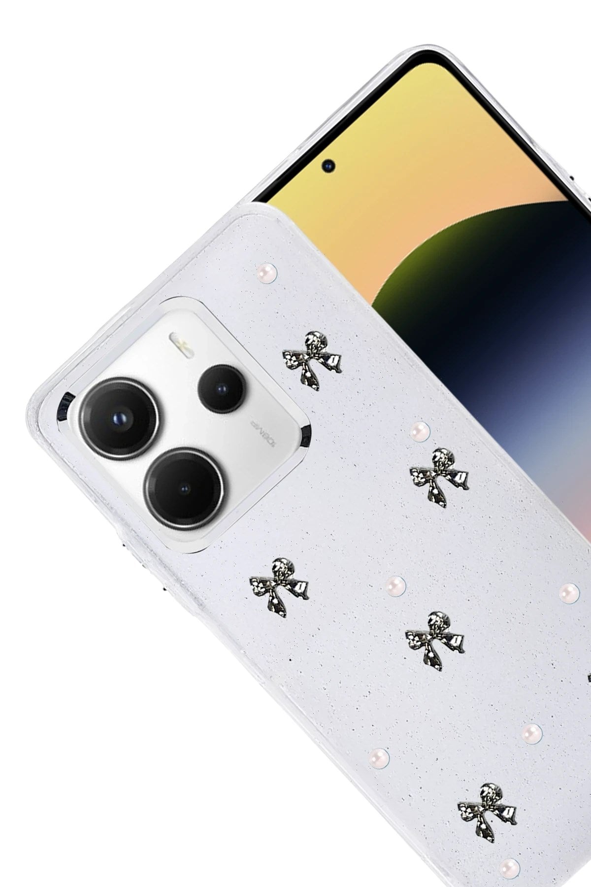Mey İthalat® Redmi Note 14 4G Fiyonk Desenli Kapak - Desen 8