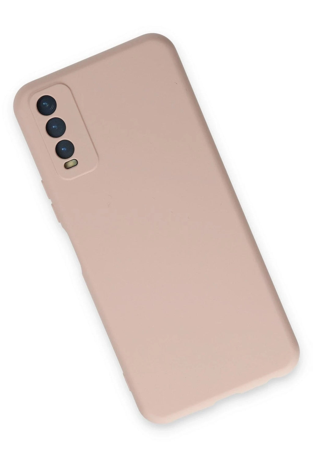 Mey İthalat® Vivo Y11S Kılıf Nano içi Kadife Silikon - Pudra