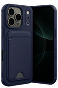 Mey İthalat® iPhone 17 Pro Max Kelvin Kartvizitli Silikon - Lacivert