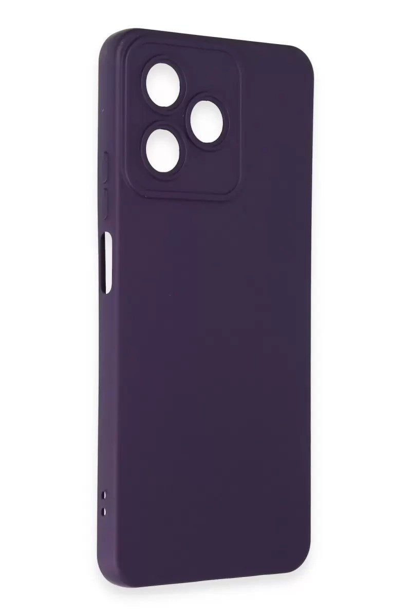 Mey İthalat® Realme C53 Kılıf Nano içi Kadife Silikon - Mor