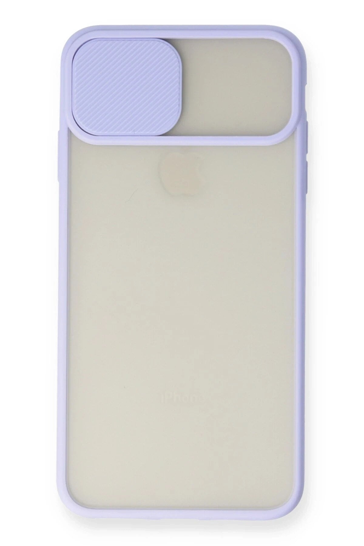 Mey İthalat® iPhone X Kılıf Palm Buzlu Kamera Sürgülü Silikon - Lila
