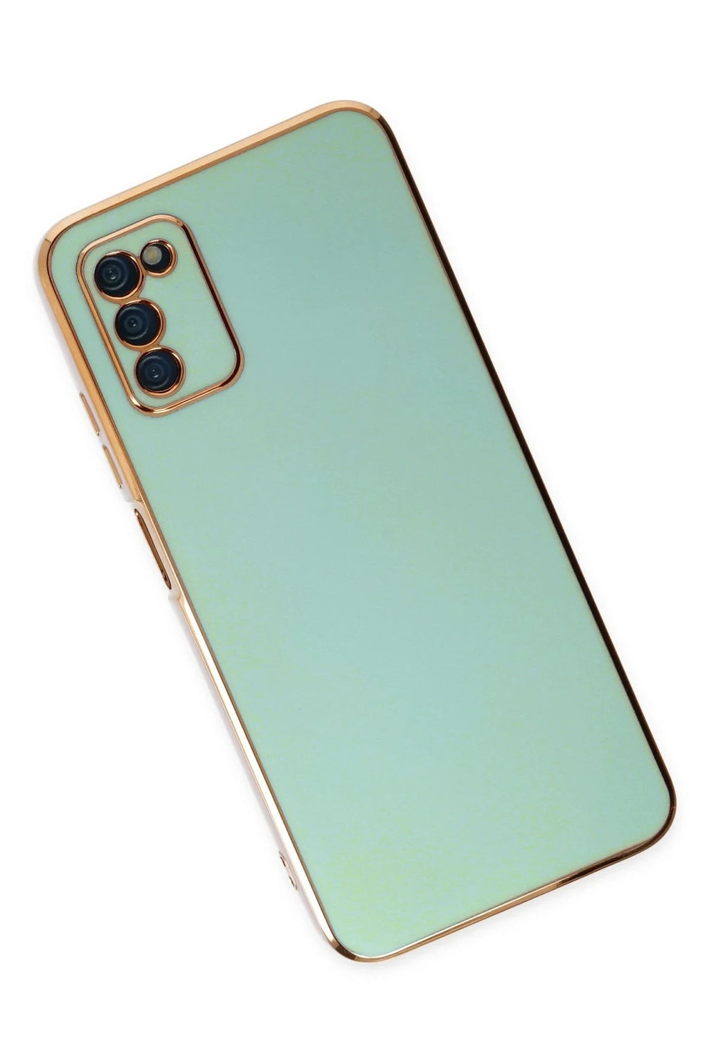 Mey İthalat® Samsung Galaxy A03S Kılıf Volet Silikon - Açık Yeşil