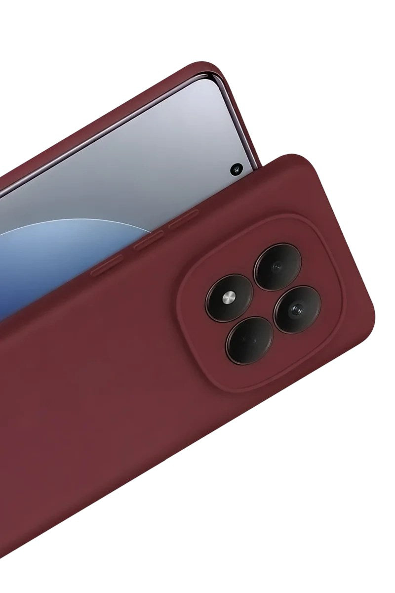 Mey İthalat® Redmi Note 15 Pro 4G First Silikon - Bordo