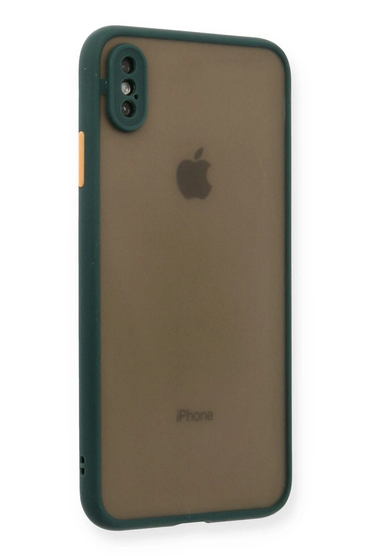 Mey İthalat® iPhone XS Max Kılıf Montreal Silikon Kapak - Yeşil