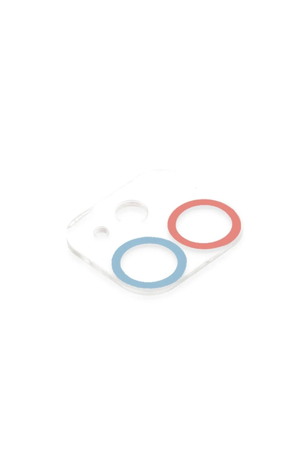 Mey İthalat® iPhone 12 Mini Renkli Kamera Lens Koruma Cam - Pembe-Mavi