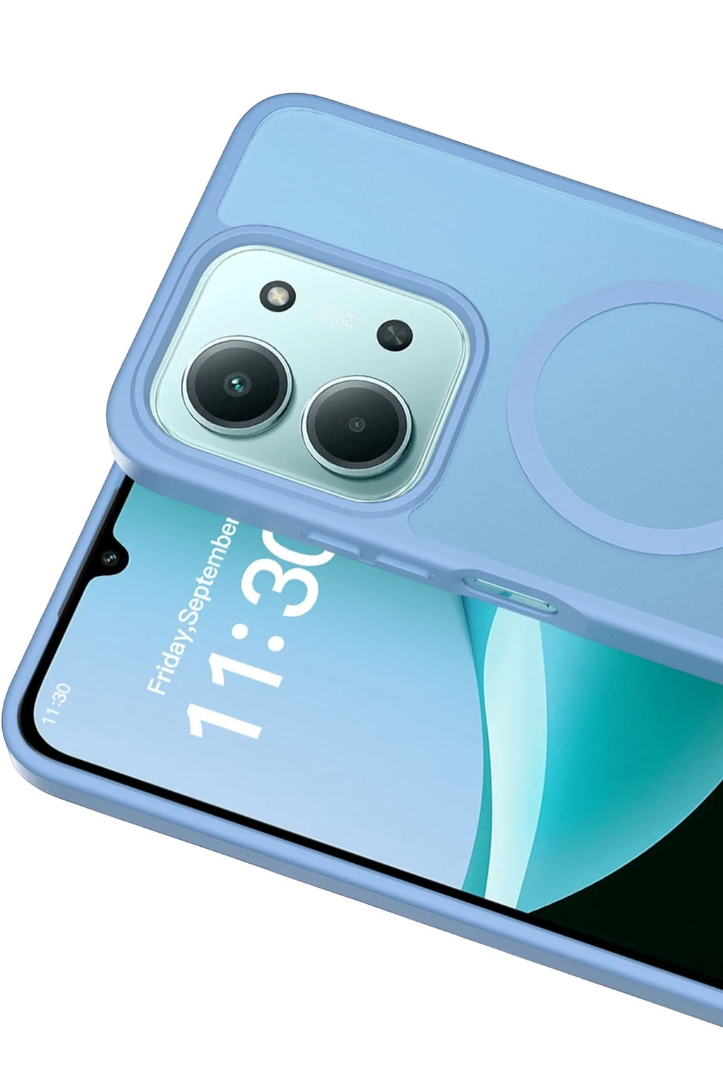 Mey İthalat® Redmi 15C 4G Jota Magsafe Kapak - Açık Mavi