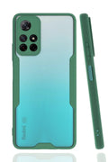 Mey İthalat® Redmi Note 11T Kılıf Platin Silikon - Yeşil