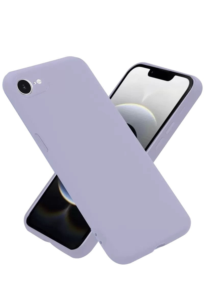 Mey İthalat® iPhone 16E Kılıf Nano içi Kadife Silikon - Lila