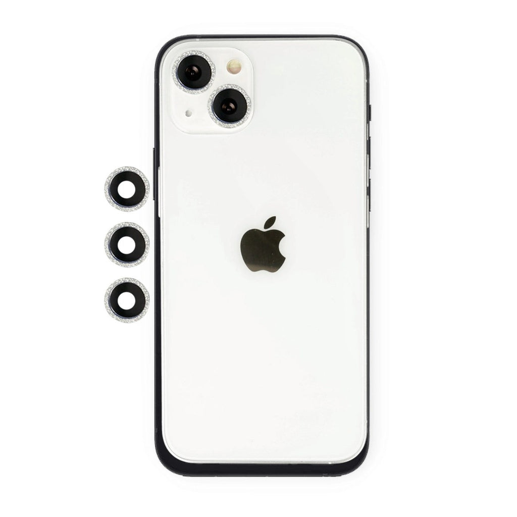 Mey İthalat® iPhone 14 Shine Kamera Lens - Gümüş