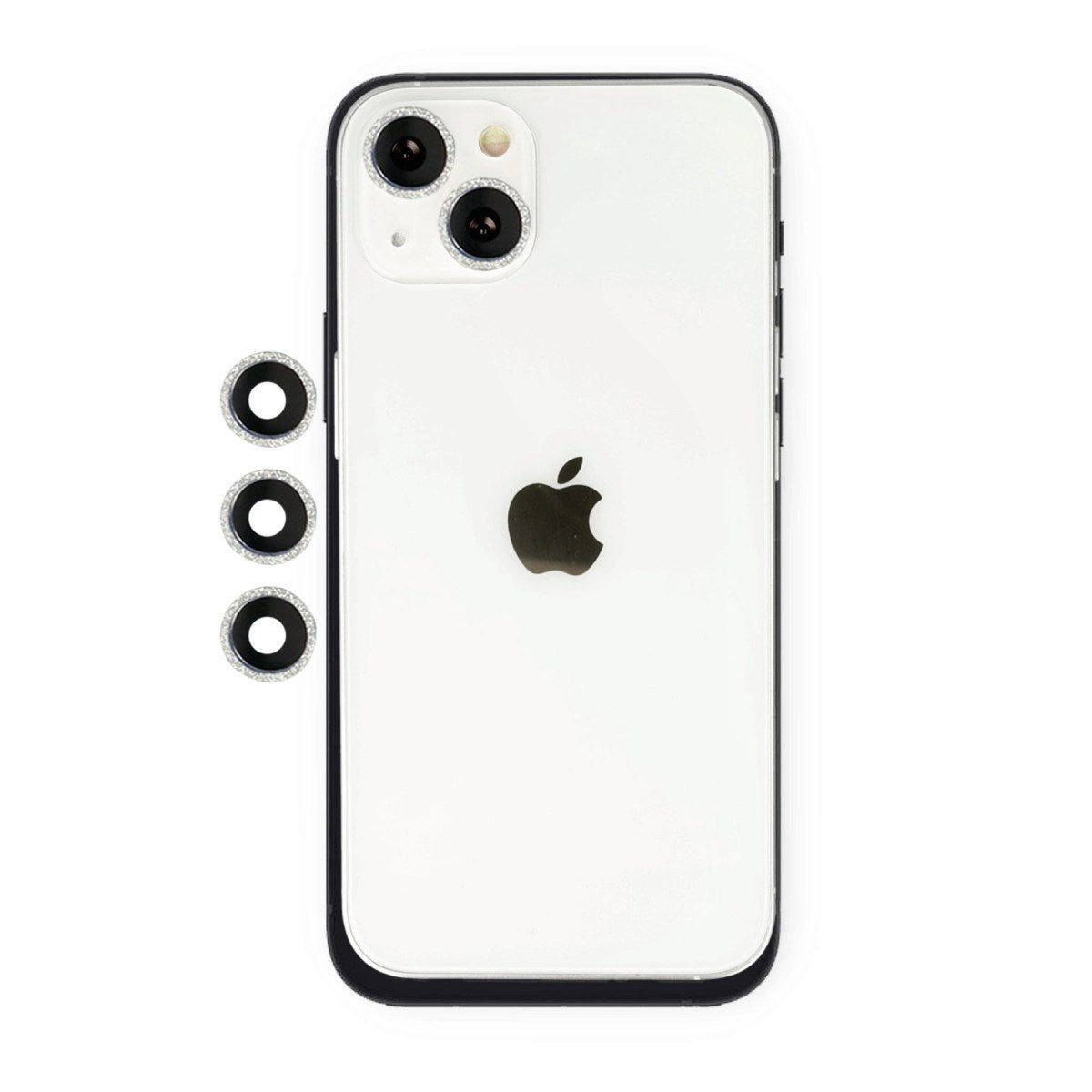 Mey İthalat® iPhone 14 Shine Kamera Lens - Gümüş