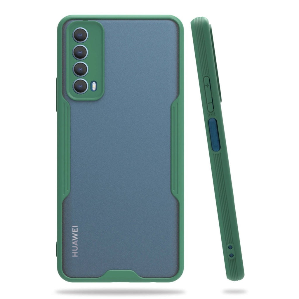 Mey İthalat® Huawei P Smart 2021 Kılıf Platin Silikon - Yeşil