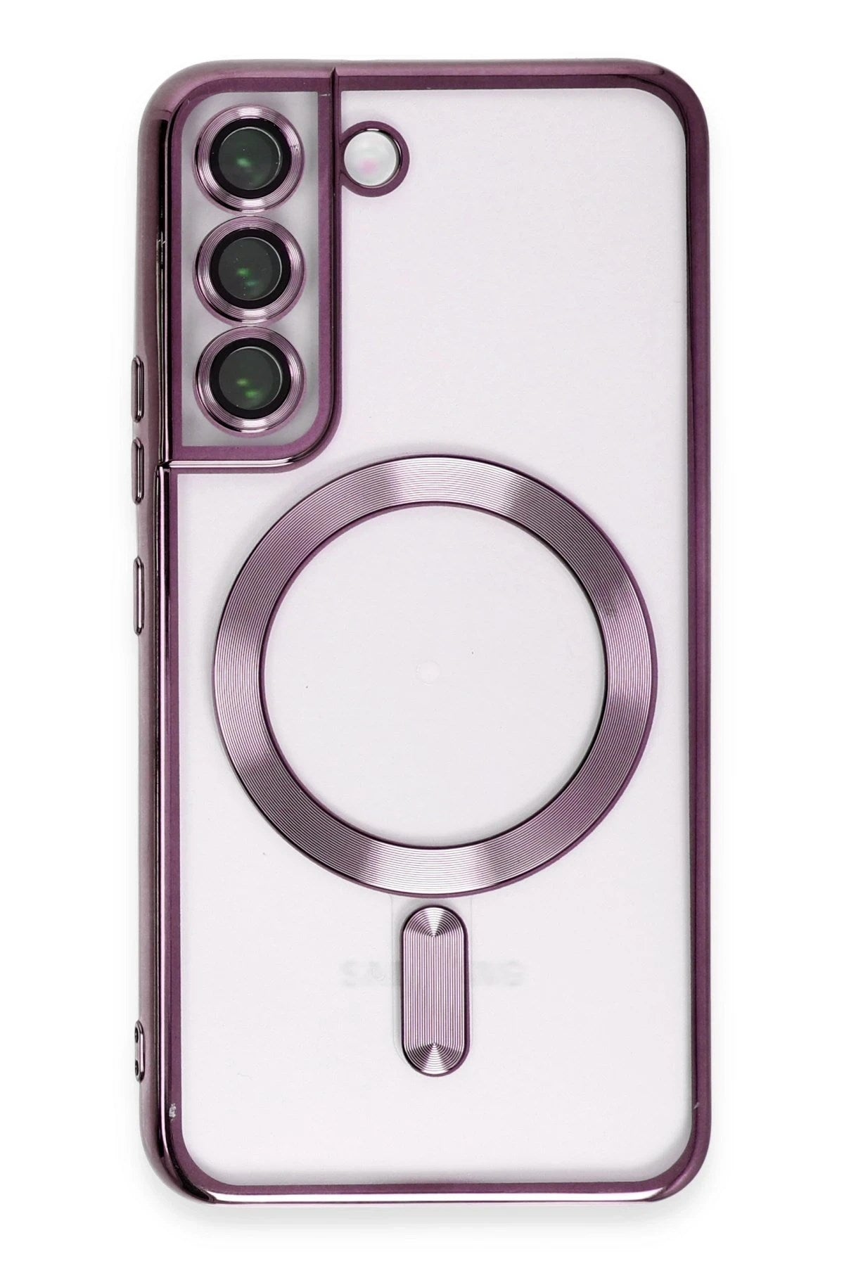 Mey İthalat® Samsung Galaxy S22 Kılıf Kross Magneticsafe Kapak - Mor