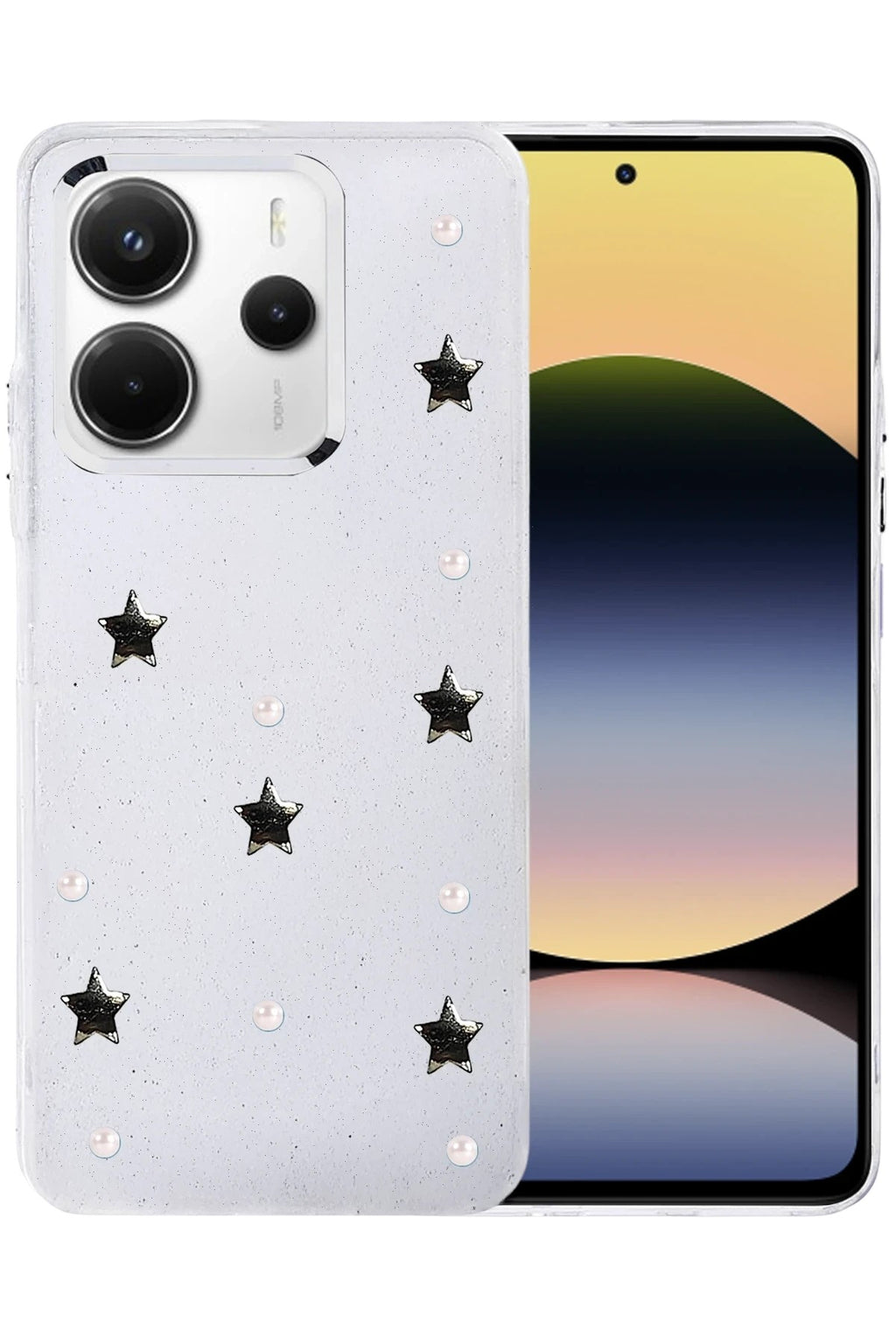 Mey İthalat® Redmi Note 14 4G Fiyonk Desenli Kapak - Desen 7