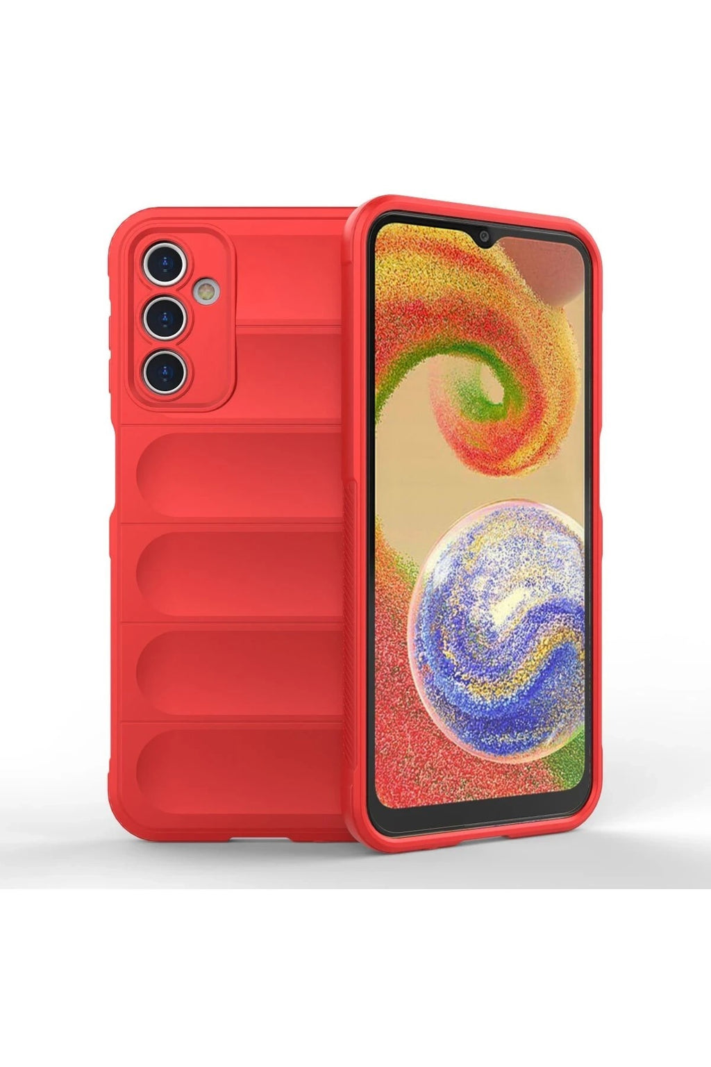 Mey İthalat® Samsung Galaxy A14 4G Kılıf Optimum Silikon - Kırmızı
