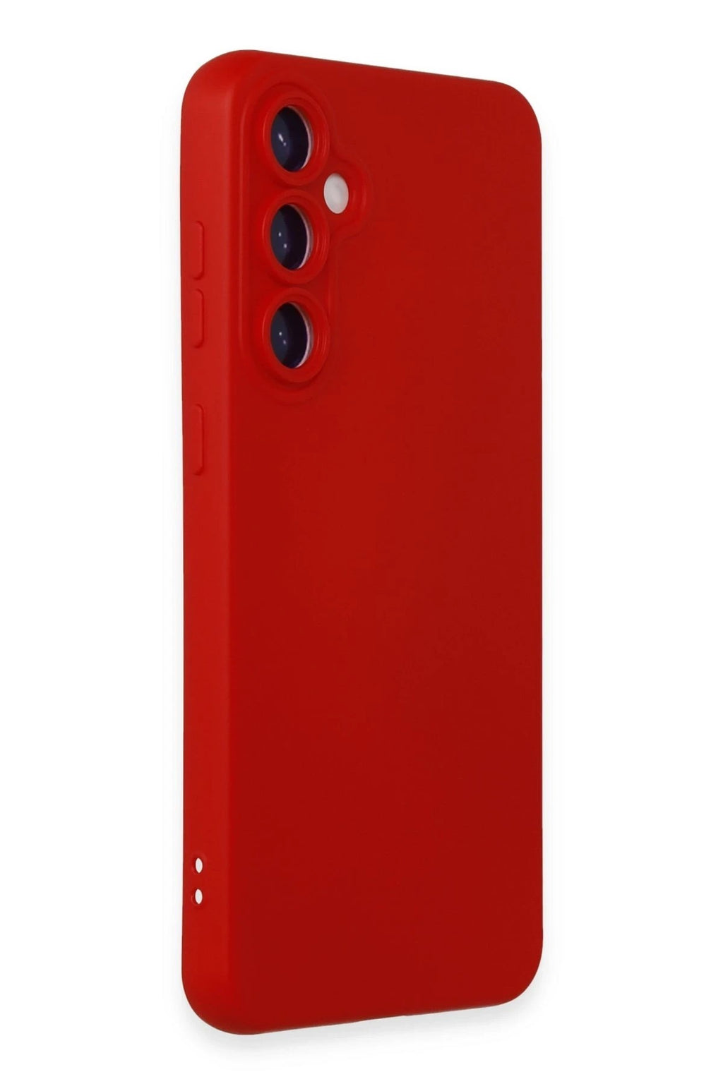 Mey İthalat® Samsung Galaxy S24 Kılıf Nano içi Kadife Silikon - Kırmızı